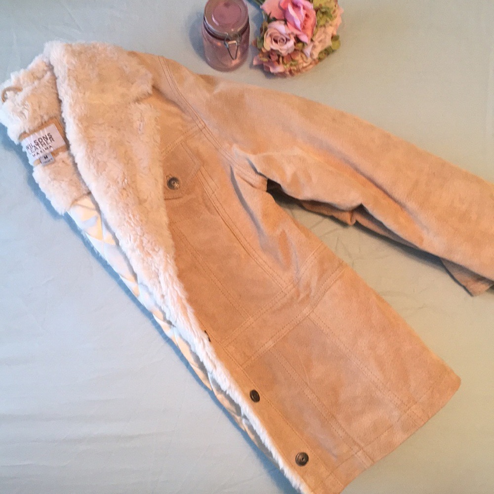 Wilson’s Leather Suede Jacket sz M NWOT